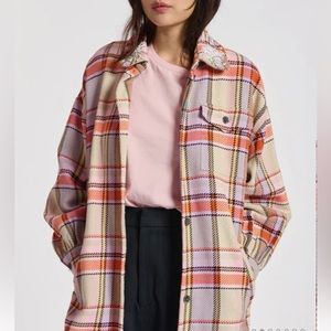 ESSENTIEL ANTWERP OVERSIZED PLAID SHACKET